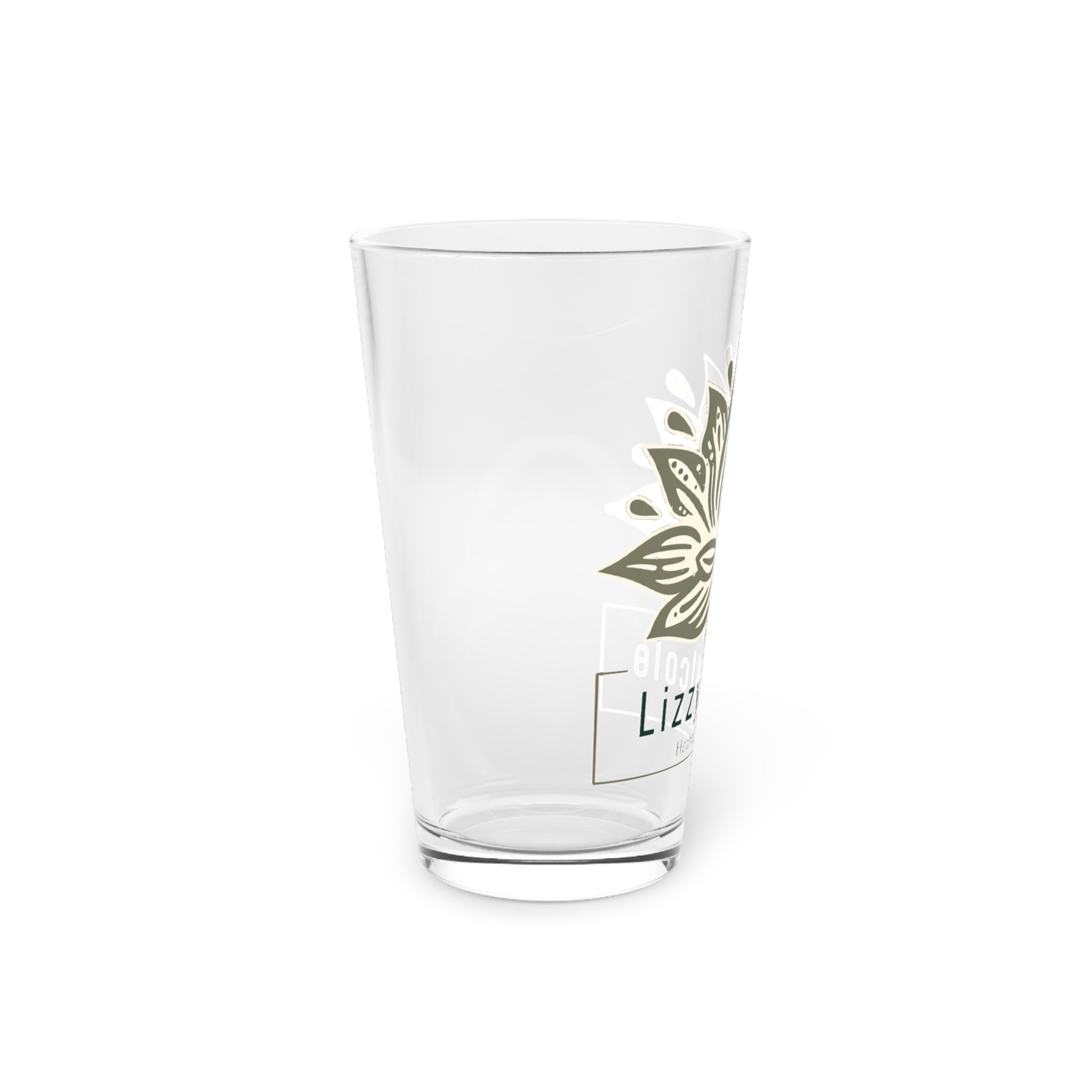 LizzyNicole Logo Pint Glass, 16oz